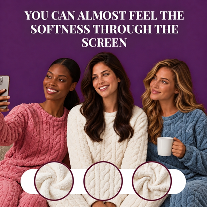 Sherpa fleece loungewear set