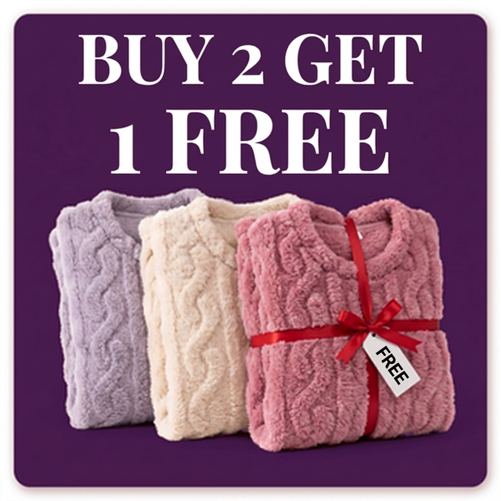 Sherpa fleece loungewear set